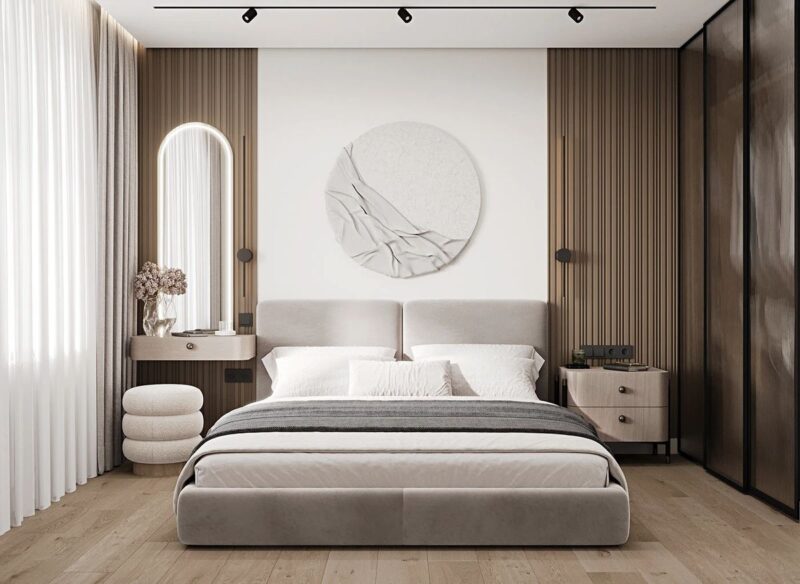 Tổng hợp các mẫu phòng ngủ vợ chồng 10m2 Phòng ngủ vợ chồng 10m2