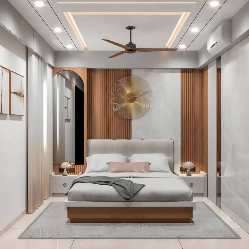 Tổng hợp các mẫu phòng ngủ vợ chồng 10m2 Phòng ngủ vợ chồng 10m2