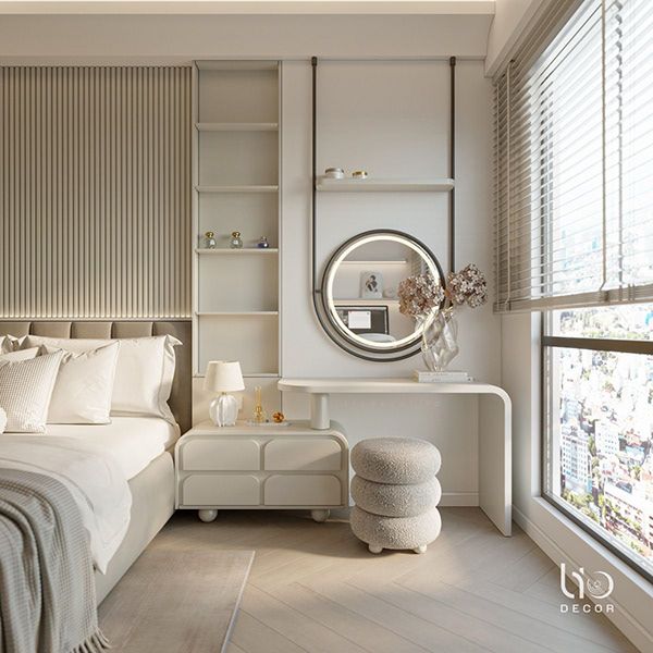 Các mẫu thiết kế phòng ngủ 12m2 đẹp, hiện đại và đầy đủ công năng Thiết kế phòng ngủ 12m2