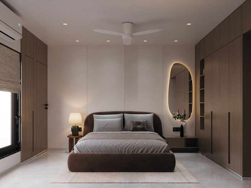 Các mẫu thiết kế phòng ngủ 15m2 đẹp, hiện đại và công năng Thiết kế phòng ngủ 15m2