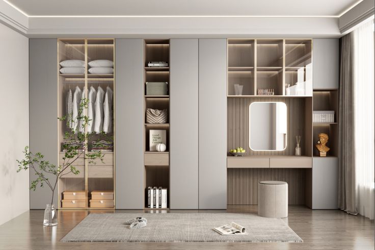Tổng hợp các mẫu tủ âm tường phòng ngủ đẹp tại Nội thất Hoàng Sơn Tủ âm tường phòng ngủ