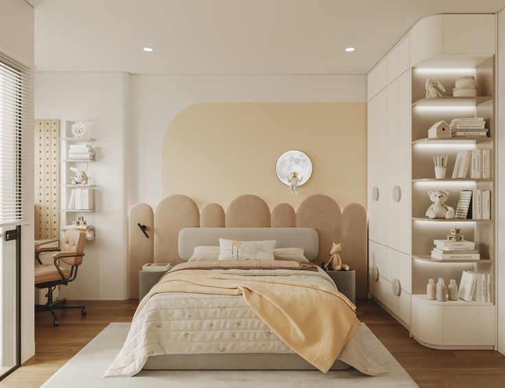 Nội thất phòng ngủ đẹp cho bé gái 18 tuổi hiện đại và tiện nghi phòng ngủ đẹp cho bé gái 18 tuổi