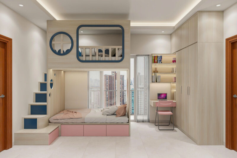 Dự án thiết kế giường tầng cho chị Danh quận 6