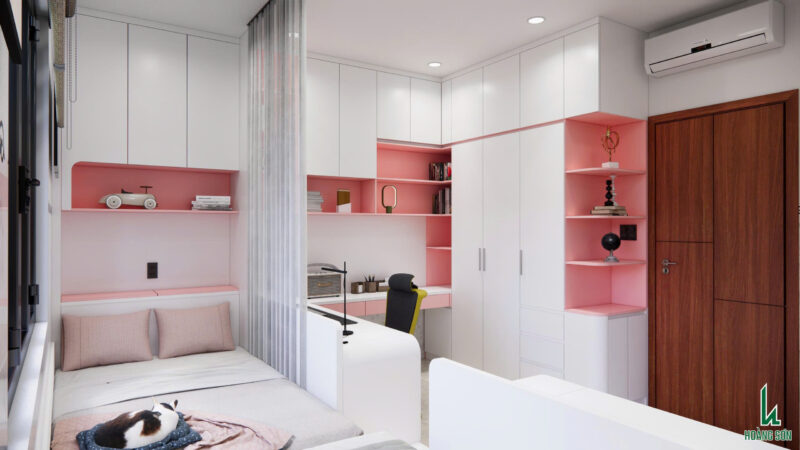 Dự án thiết kế phòng ngủ cho anh Vương quận 12, TP. HCM Dự án thiết kế cho anh Vương quận 12