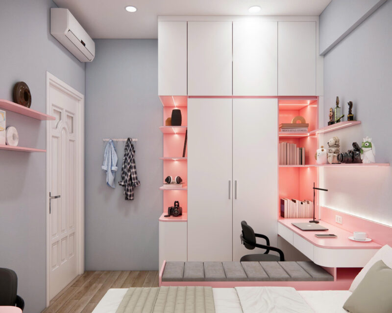 Bàn giao dự án thiết kế phòng ngủ cho chị Linh Gò Vấp TP. HCM Dự án thiết kế cho nhà chị Linh - Gò Vấp