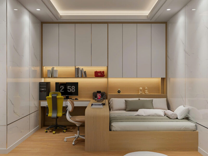 Dự án thiết kế phòng ngủ cho chị Hiếu Bình Tân