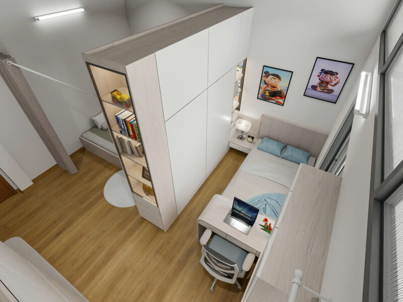 Bàn giao dự án thiết kế phòng ngủ chị Hà quận 9, TP.HCM Dự án thiết kế phòng ngủ cho nhà chị Hà quận 9, TP.HCM