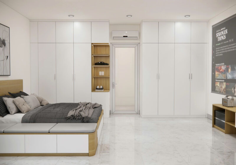 Dự án thiết kế phòng ngủ cho nhà anh Hiền quận 9 
