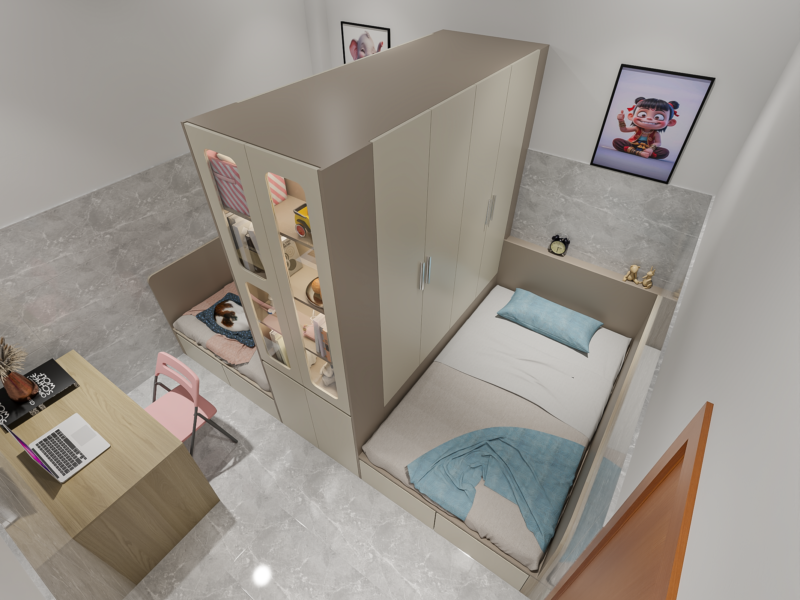 Dự án thiết kế phòng ngủ cho nhà anh Danh 