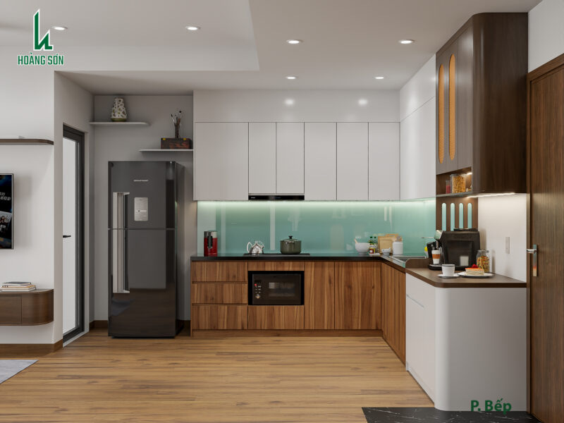 Dự án thiết kế phòng bếp cho nhà anh Nghĩa Bình Tân 