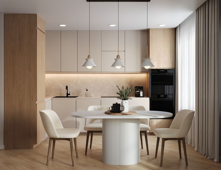 Có nên đặt bàn ăn trong phòng bếp theo phong thủy không? Cách đặt bàn ăn nhà bếp hợp phong thuỷ Bàn ăn nhà bếp