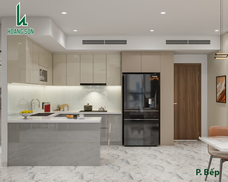 Bàn giao dự án thiết kế phòng bếp cho nhà chị Thanh quận 12, TP.HCM Dự án thiết kế phòng bếp cho nhà chị Thanh quận 12