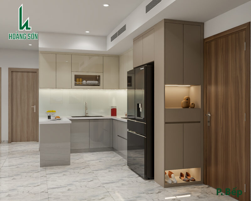 Bàn giao dự án thiết kế phòng bếp cho nhà chị Thanh quận 12, TP.HCM Dự án thiết kế phòng bếp cho nhà chị Thanh quận 12