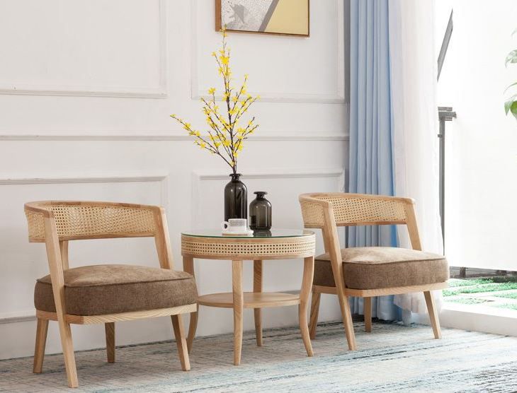 Các mẫu bộ bàn 2 ghế để phòng ngủ đẹp, hiện đại và sang trọng Bộ bàn 2 ghế kết hợp bàn trà