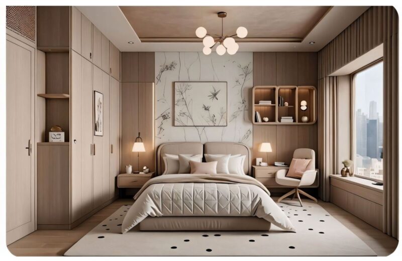 Bộ giường tủ phòng ngủ đẹp 
