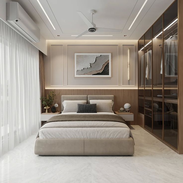 Bố trí phòng ngủ 13m2