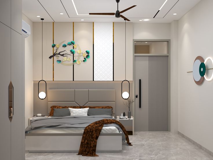 Bố trí phòng ngủ 13m2