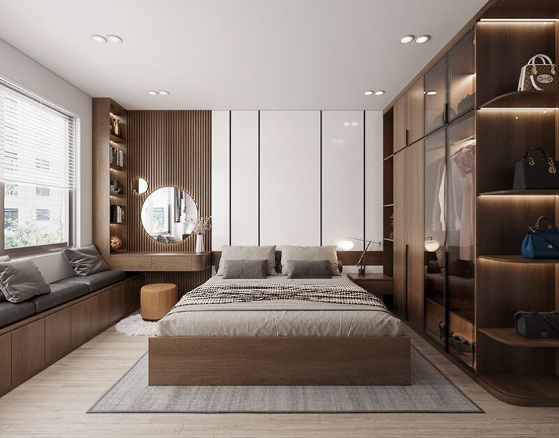 Bố trí phòng ngủ đẹp mắt 