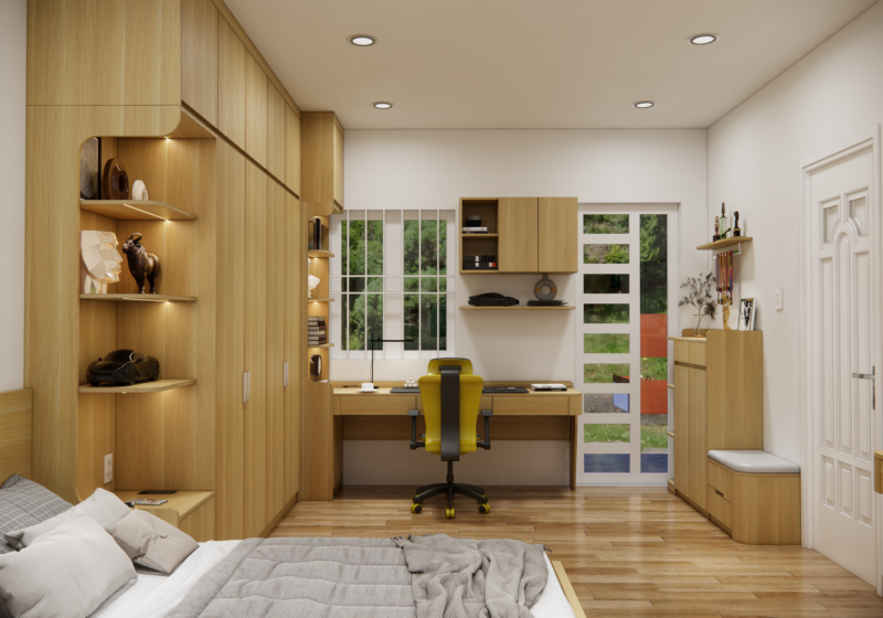 Dự án thiết kế phòng ngủ cho nhà anh Chính