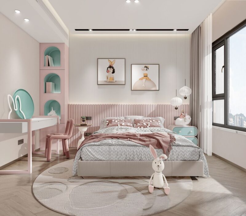 Hình ảnh phòng ngủ đẹp của trẻ em 