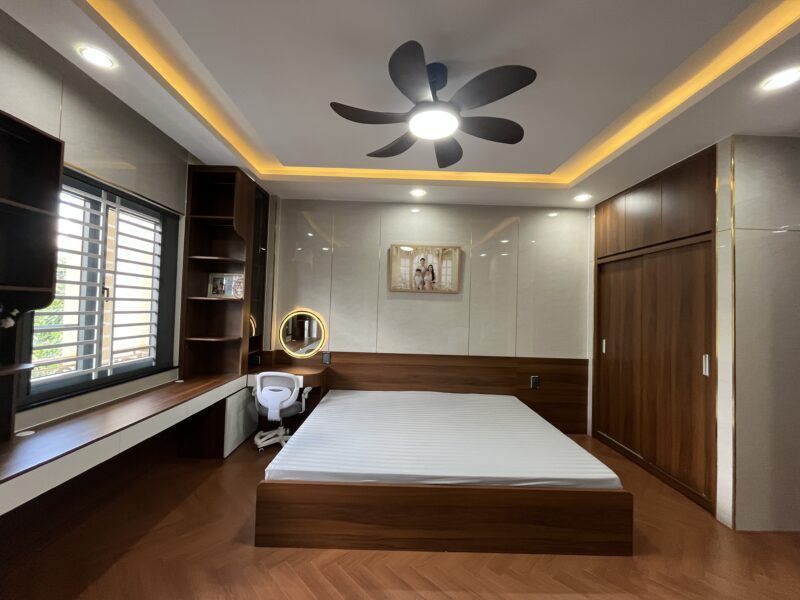 Bàn giao dự án thiết kế phòng ngủ cho nhà anh Hiệp quận 8