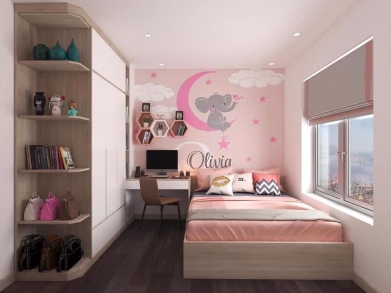 Tổng hợp các mẫu kệ trang trí phòng ngủ đẹp, hiện đại dẫn đầu xu hướng Kệ trang trí phòng ngủ