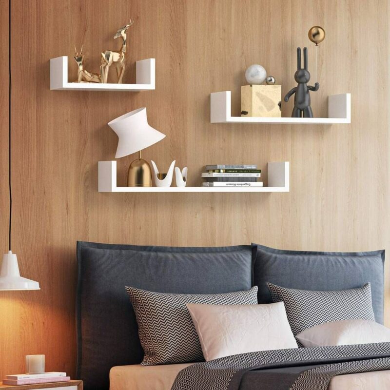 Tổng hợp các mẫu kệ trang trí phòng ngủ đẹp, hiện đại dẫn đầu xu hướng Kệ trang trí phòng ngủ