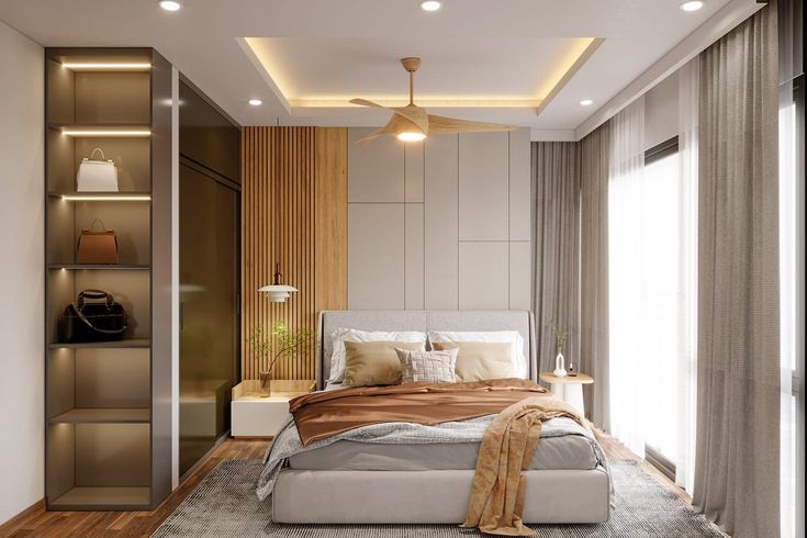 Tổng hợp các mẫu kệ trang trí phòng ngủ đẹp, hiện đại dẫn đầu xu hướng Kệ trang trí phòng ngủ