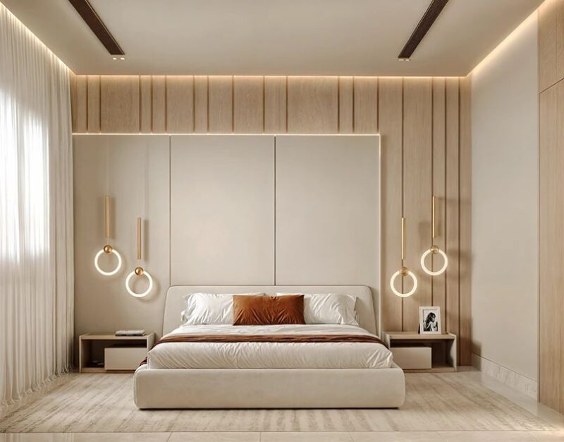 Màu sắc nội thất phòng ngủ mùa đông giúp tăng cảm giác ấm cúng Màu sắc nội thất phòng ngủ mùa đông