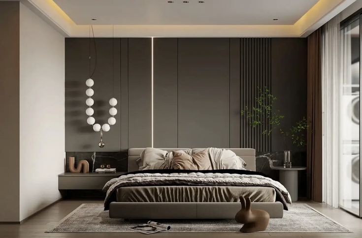 Màu sắc phòng ngủ mùa nắng nóng