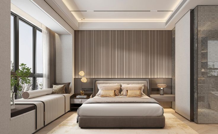 Màu sắc phòng ngủ mùa nắng nóng