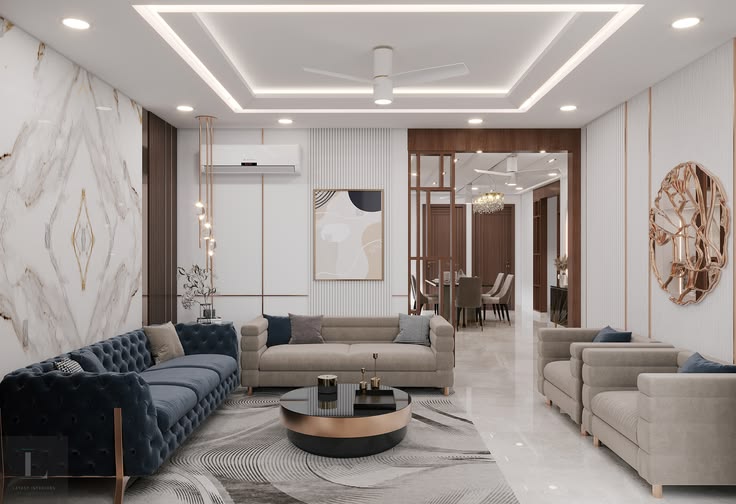 30+ mẫu nội thất phòng khách chung cư dẫn đầu xu hướng 2026 Nội thất phòng khách 20–25m²