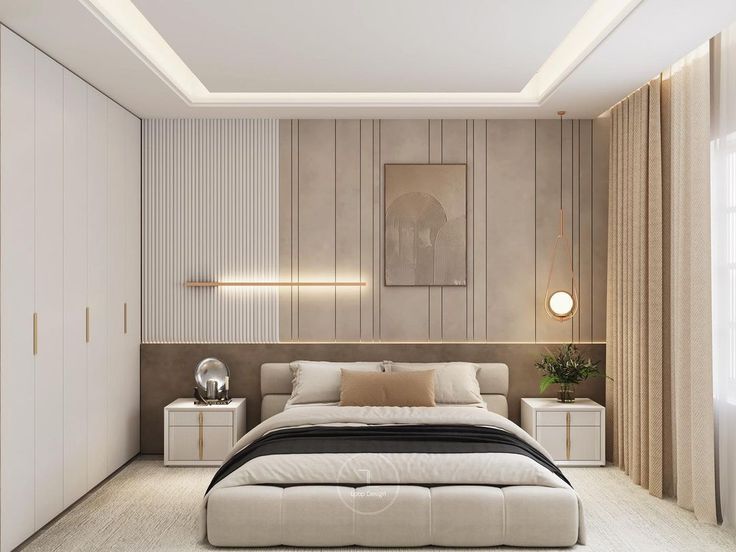 Tổng hợp các mẫu nội thất phòng ngủ màu trắng đẹp, hiện đại Nội thất phòng ngủ màu trắng
