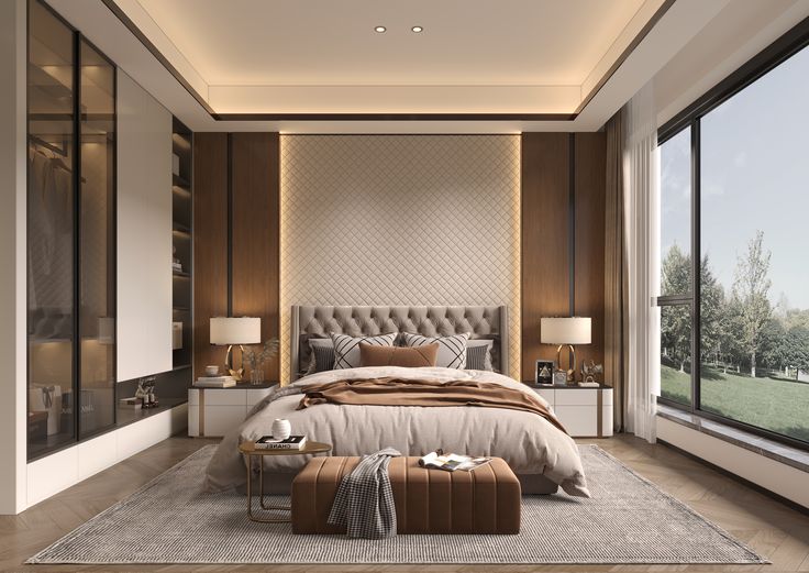 Tổng hợp các mẫu nội thất phòng ngủ màu trắng đẹp, hiện đại Nội thất phòng ngủ màu trắng