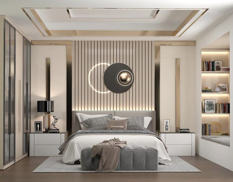 Tổng hợp các mẫu nội thất phòng ngủ màu trắng đẹp, hiện đại Nội thất phòng ngủ màu trắng