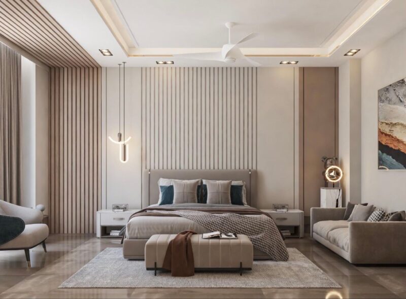 Tổng hợp các mẫu nội thất phòng ngủ màu trắng đẹp, hiện đại Nội thất phòng ngủ màu trắng