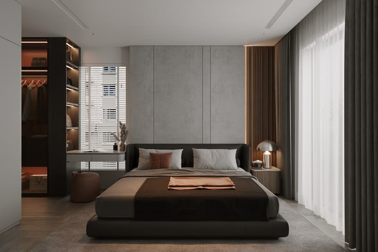 Tổng hợp các mẫu nội thất phòng ngủ màu trắng đẹp, hiện đại Nội thất phòng ngủ màu trắng