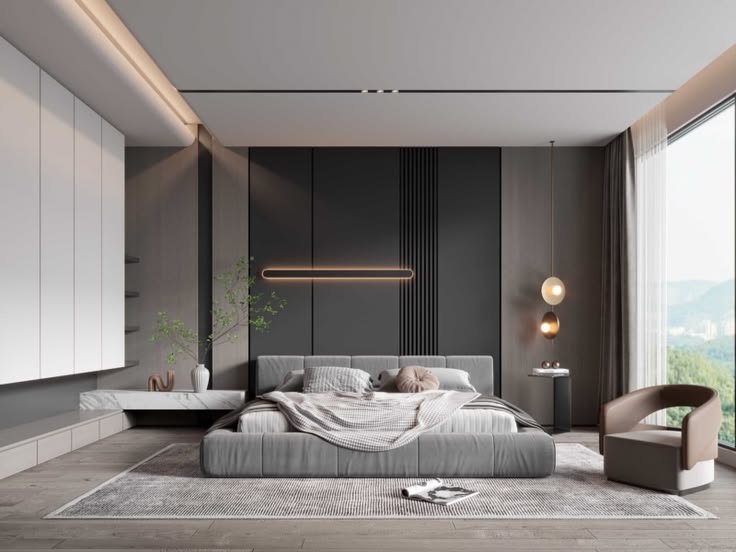 Tổng hợp các mẫu nội thất phòng ngủ màu trắng đẹp, hiện đại Nội thất phòng ngủ màu trắng