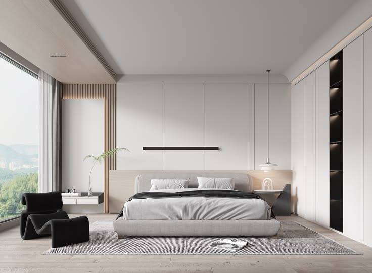 Tổng hợp các mẫu nội thất phòng ngủ màu trắng đẹp, hiện đại Nội thất phòng ngủ màu trắng
