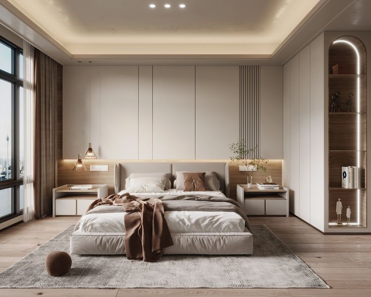 Tổng hợp các mẫu nội thất phòng ngủ nhà phố đẹp, hiện đại Nội thất phòng ngủ nhà phố