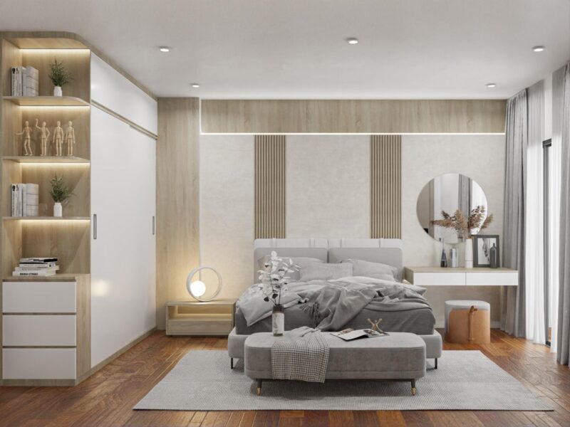 Tổng hợp các mẫu nội thất phòng ngủ nhà phố đẹp, hiện đại Nội thất phòng ngủ nhà phố
