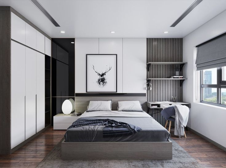 Tổng hợp các mẫu nội thất phòng ngủ nhà phố đẹp, hiện đại Nội thất phòng ngủ nhà phố
