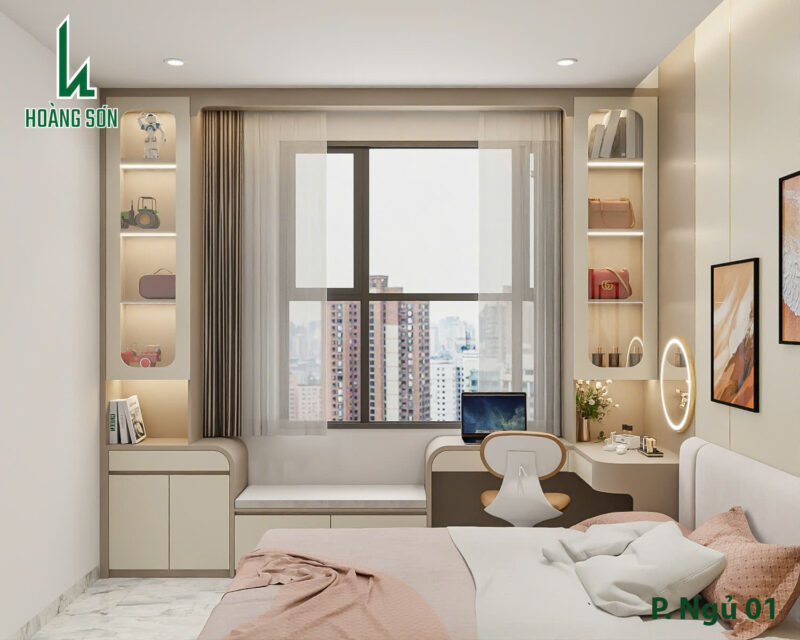 Dự án thiết kế phòng ngủ cho nhà chị Thanh quận 12