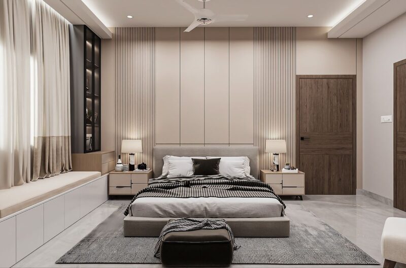 Phòng ngủ đẹp và hiện đại 