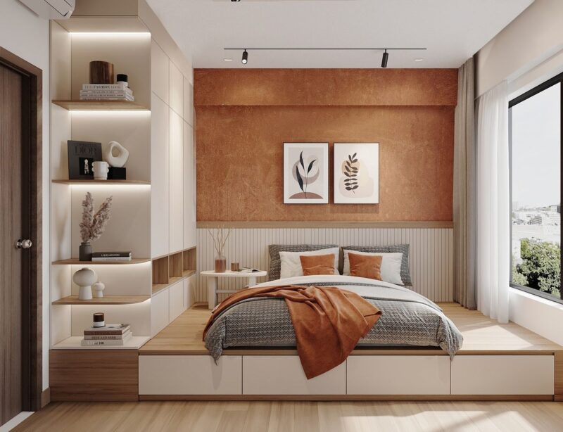 Tổng hợp các mẫu phòng ngủ thiết kế thông minh, tối ưu diện tích Phòng ngủ thiết kế thông minh
