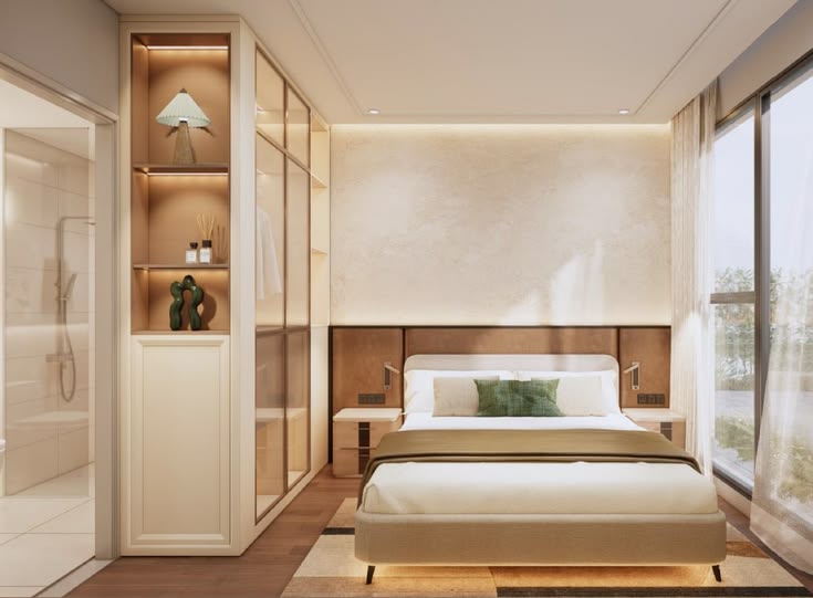 Tổng hợp các mẫu phòng ngủ vợ chồng 10m2 tại Nội thất Hoàng Sơn Phòng ngủ vợ chồng 10m2