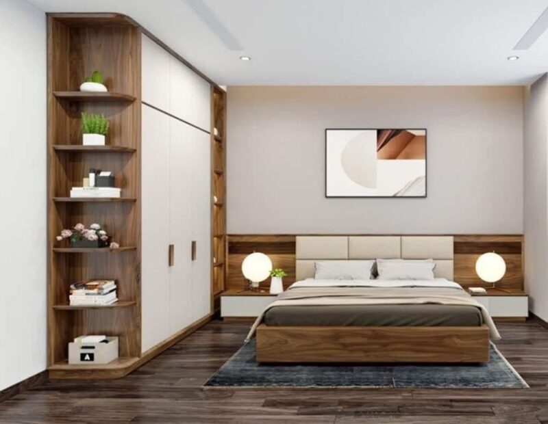 Tổng hợp các mẫu phòng ngủ vợ chồng 10m2 tại Nội thất Hoàng Sơn Phòng ngủ vợ chồng 10m2