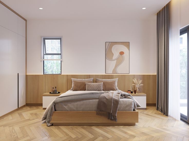 Tổng hợp các mẫu phòng ngủ vợ chồng 10m2 tại Nội thất Hoàng Sơn Phòng ngủ vợ chồng 10m2