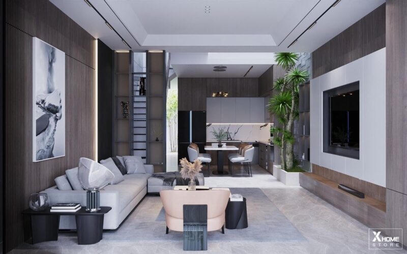 Thi công nội thất nhà phố 