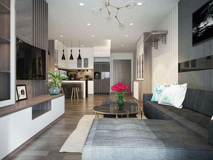 Các mẫu thiết kế căn hộ 2 phòng ngủ đẹp, hiện đại và sang trọng Thiết kế căn hộ 2 phòng ngủ đẹp